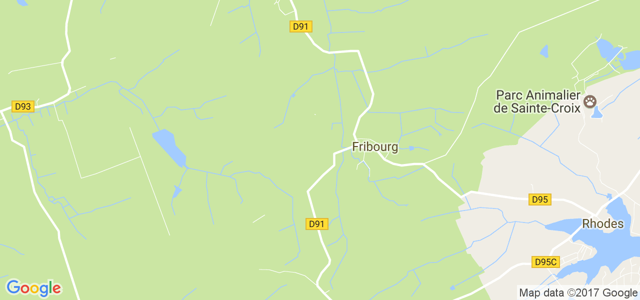 map de la ville de Fribourg