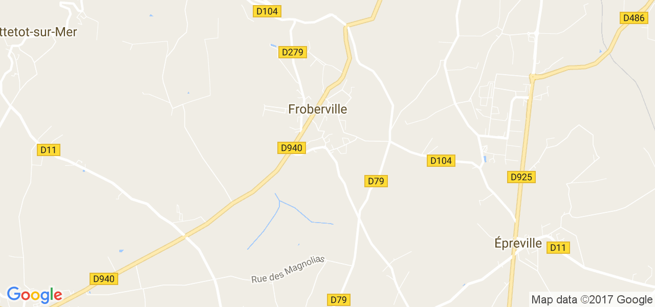 map de la ville de Froberville