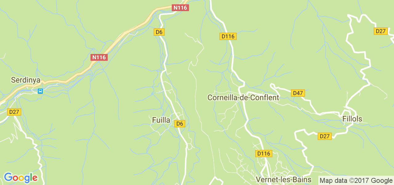 map de la ville de Fuilla