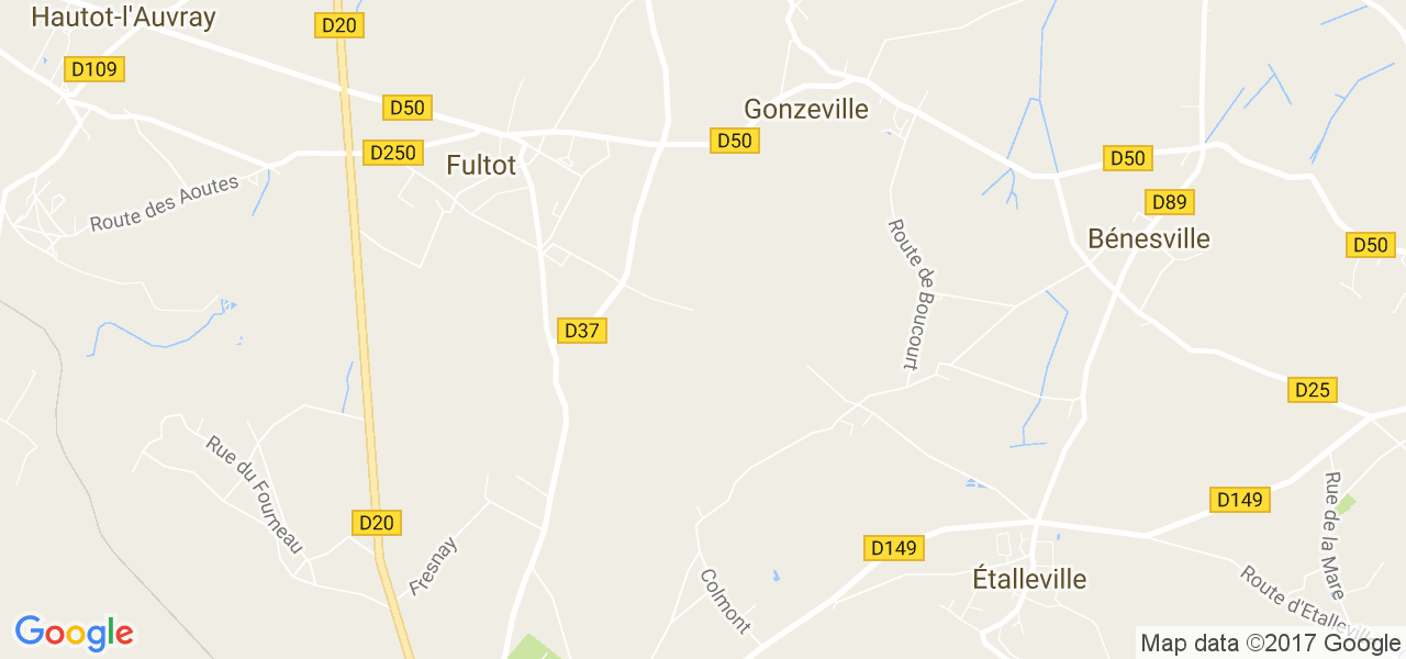 map de la ville de Fultot