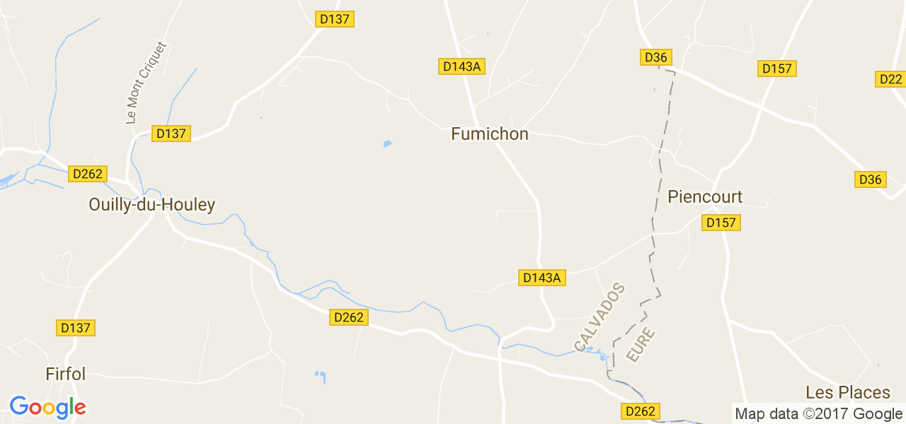 map de la ville de Fumichon