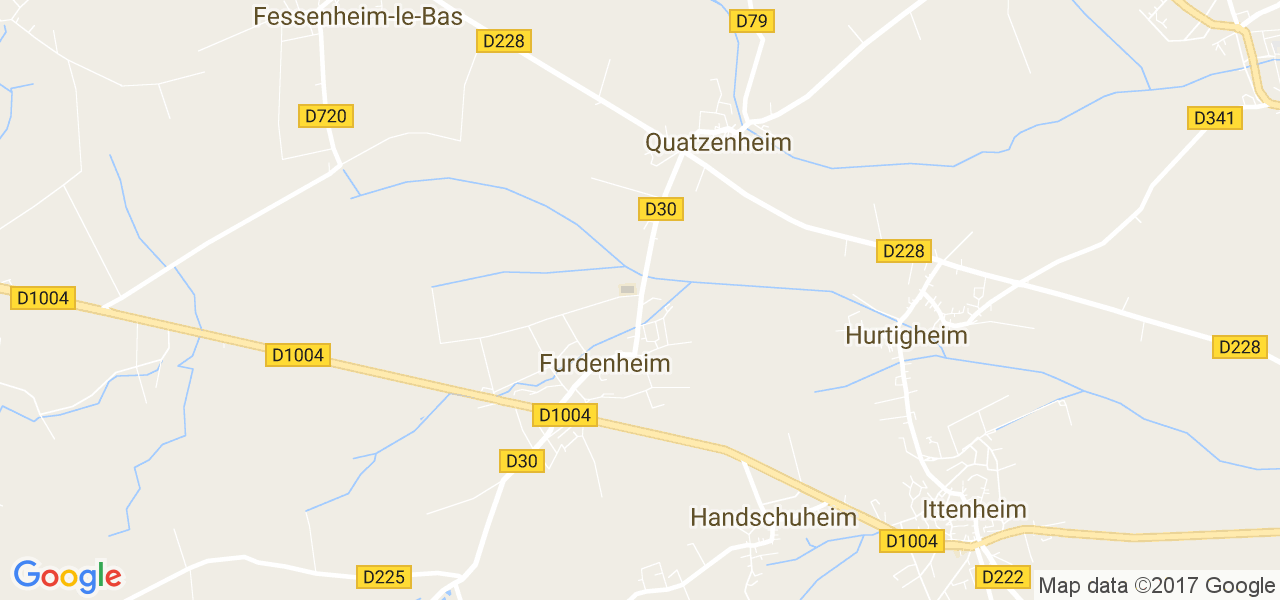 map de la ville de Furdenheim