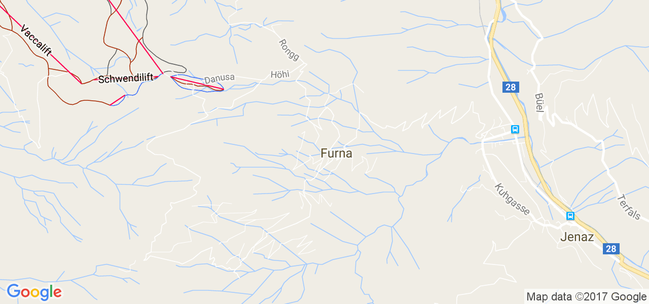 map de la ville de Furna