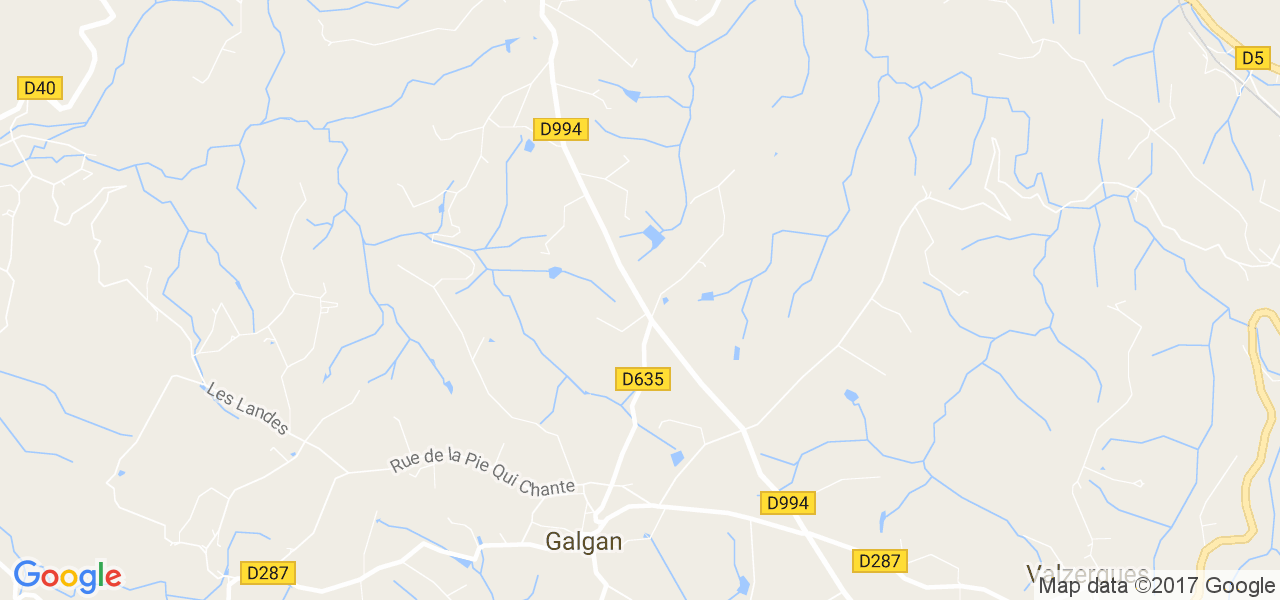 map de la ville de Galgan