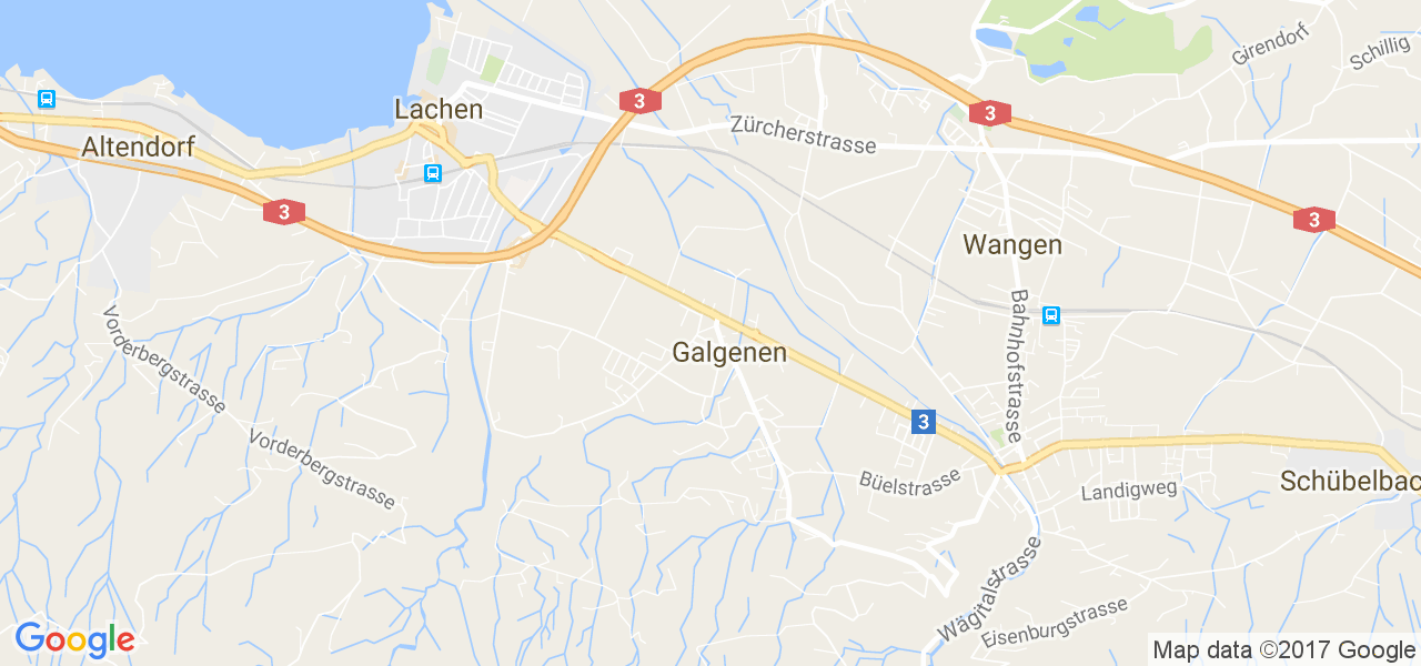 map de la ville de Galgenen