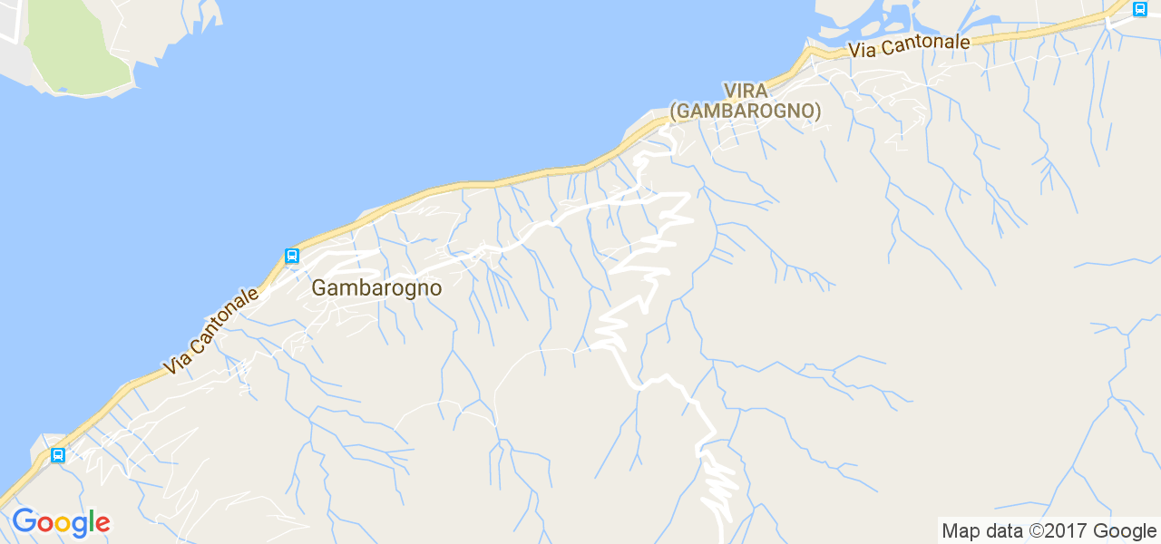 map de la ville de Gambarogno