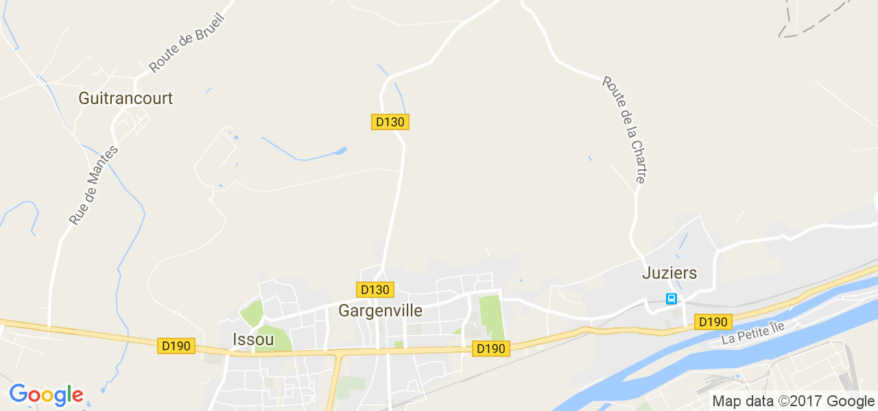 map de la ville de Gargenville