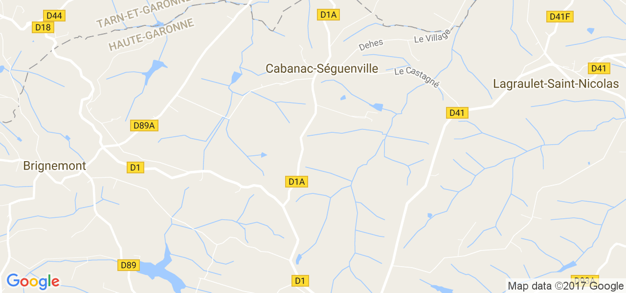 map de la ville de Gariès