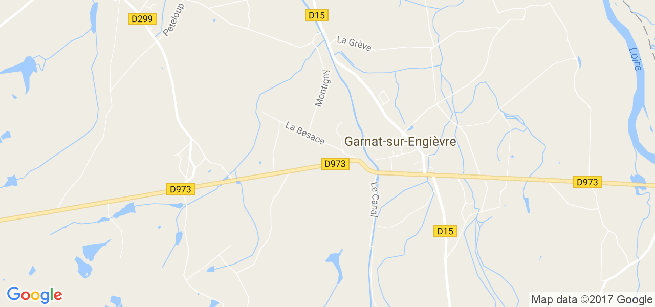 map de la ville de Garnat-sur-Engièvre