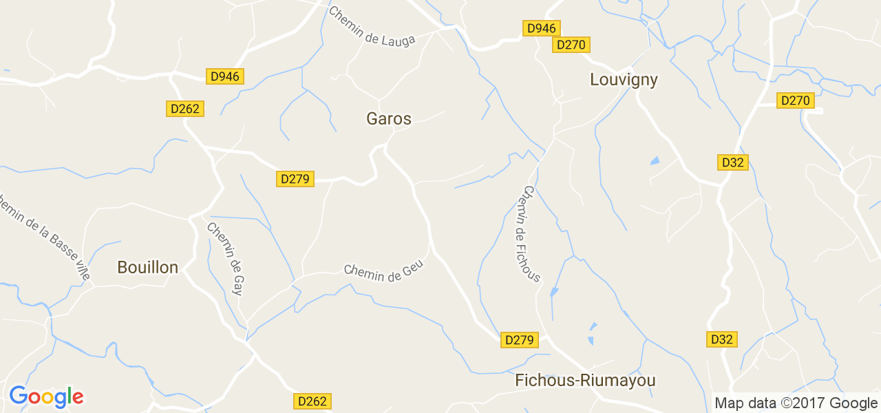 map de la ville de Garos