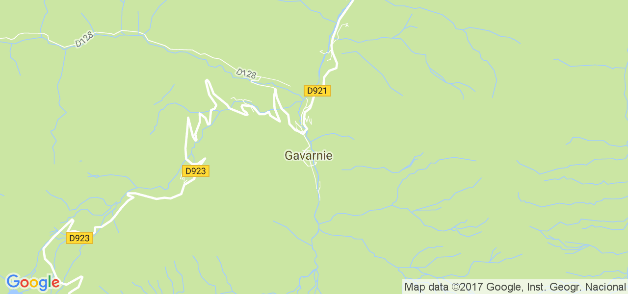 map de la ville de Gavarnie