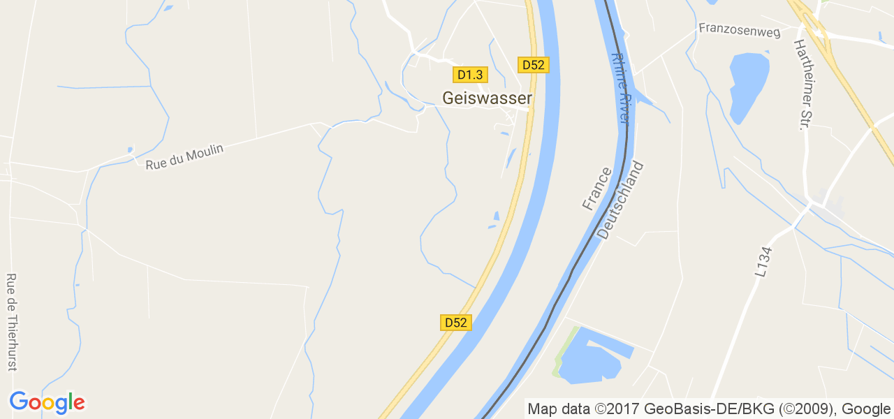 map de la ville de Geiswasser