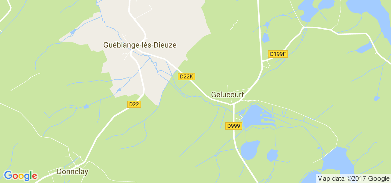 map de la ville de Gelucourt