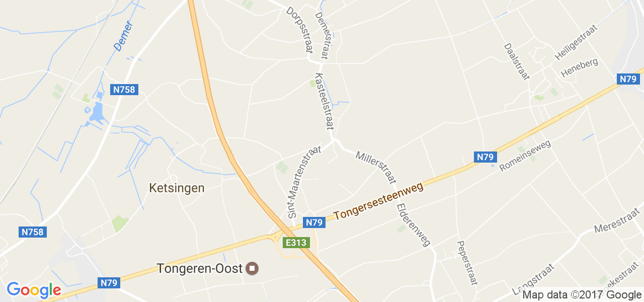 map de la ville de Genoelselderen