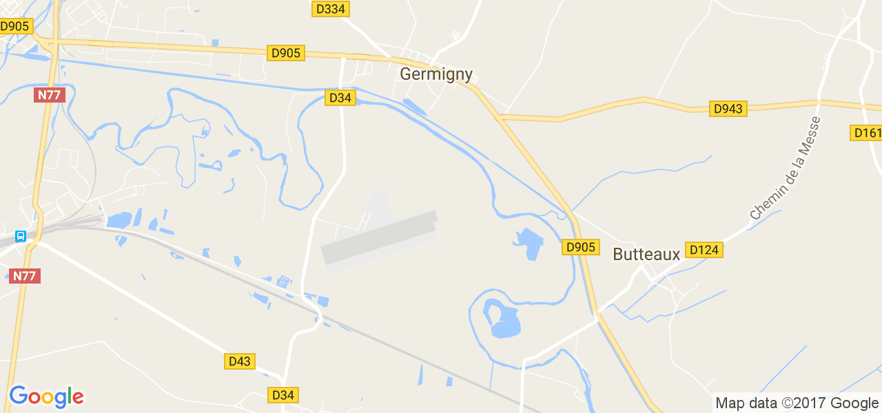 map de la ville de Germigny