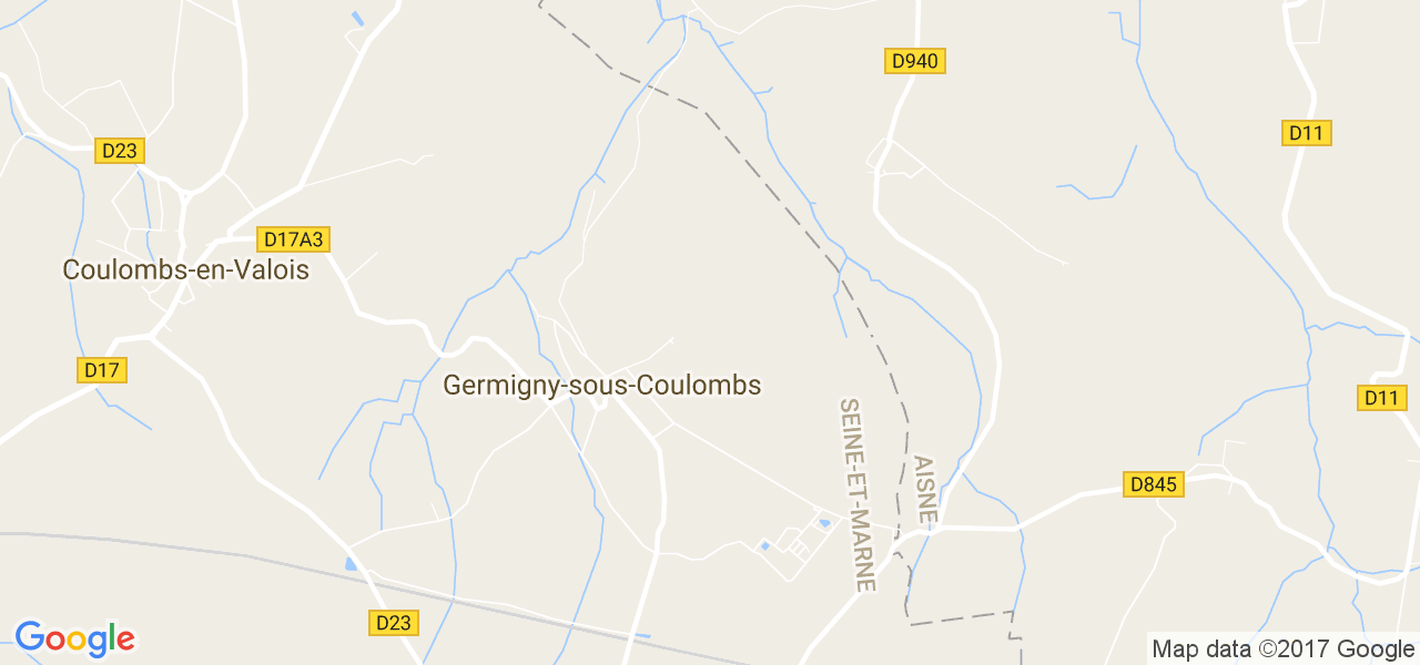 map de la ville de Germigny-sous-Coulombs