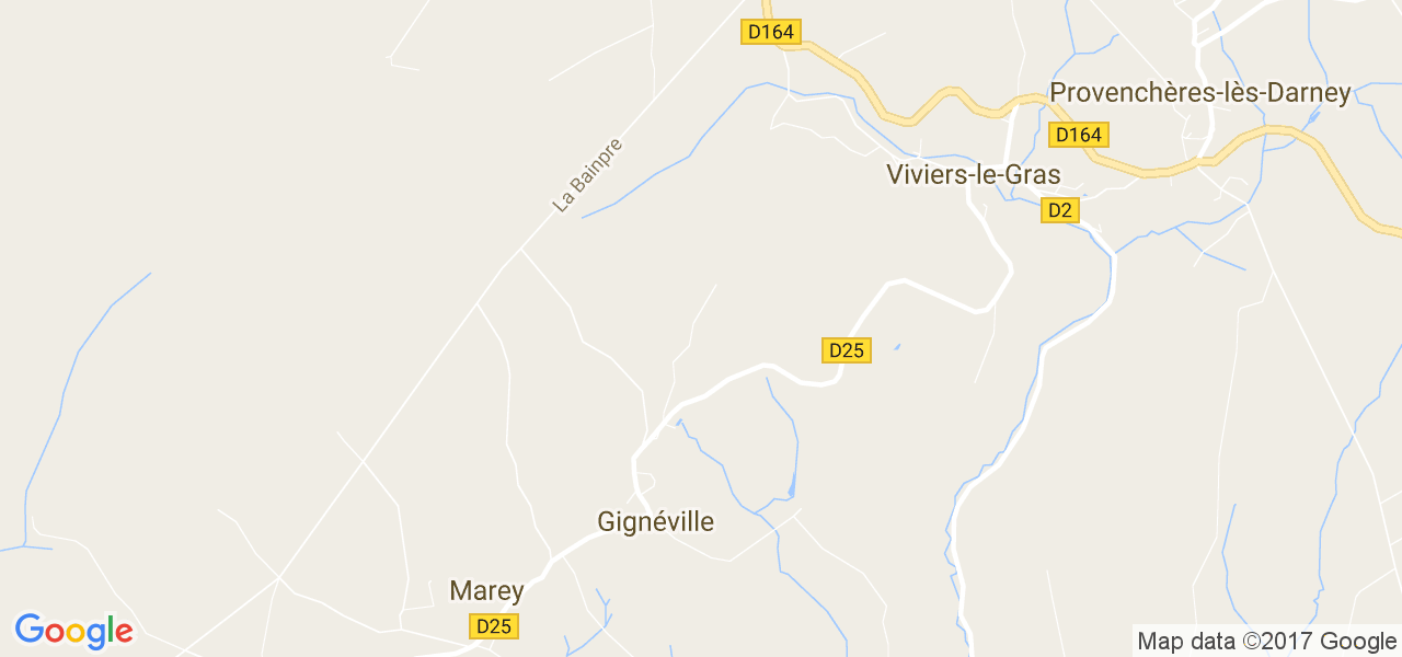 map de la ville de Gignéville