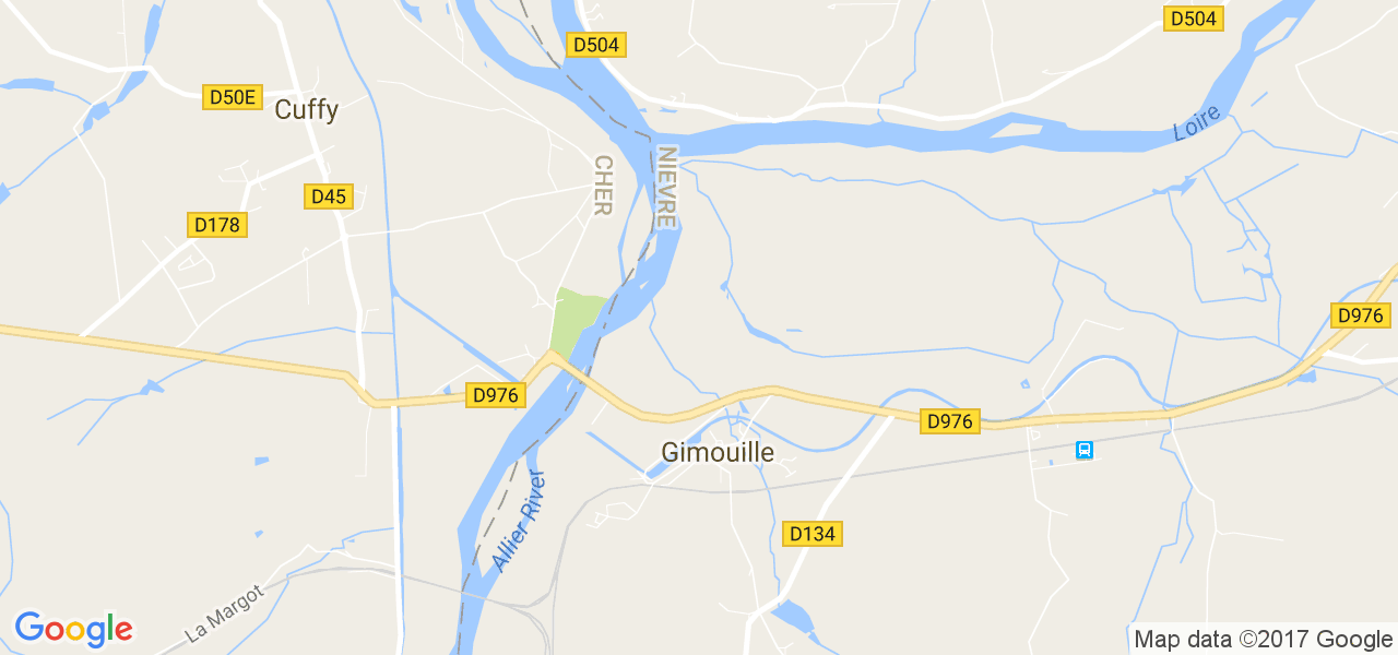 map de la ville de Gimouille