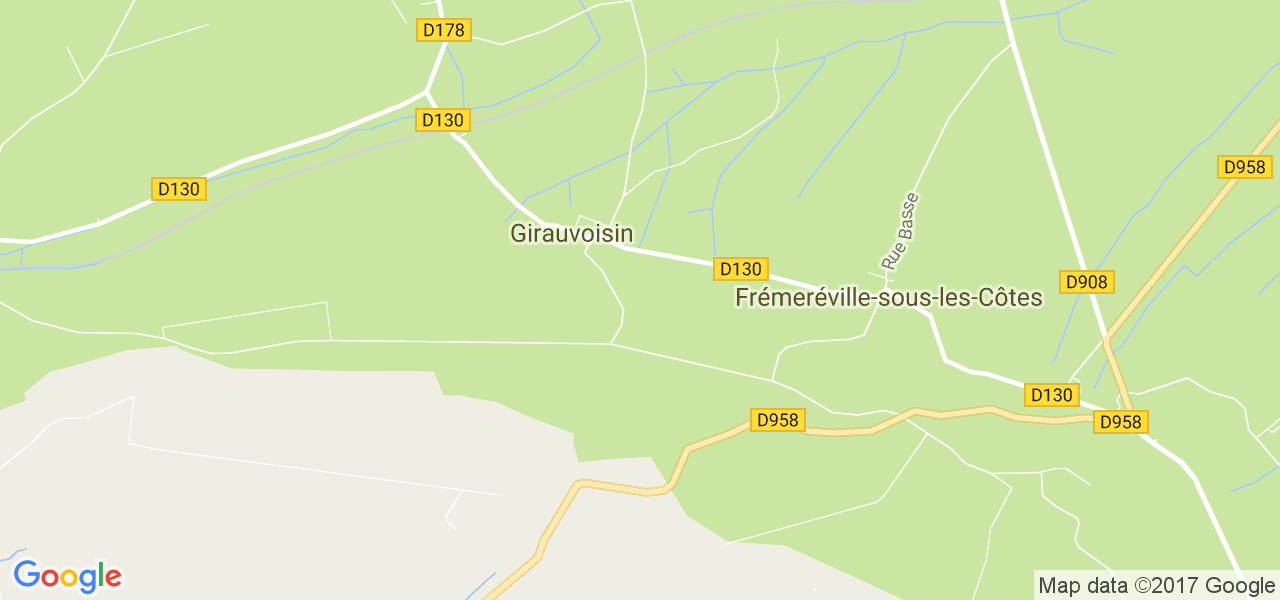 map de la ville de Girauvoisin