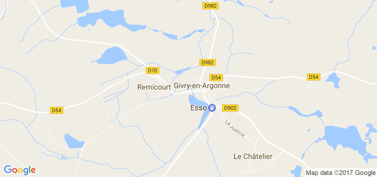 map de la ville de Givry-en-Argonne