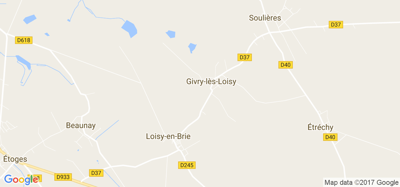 map de la ville de Givry-lès-Loisy