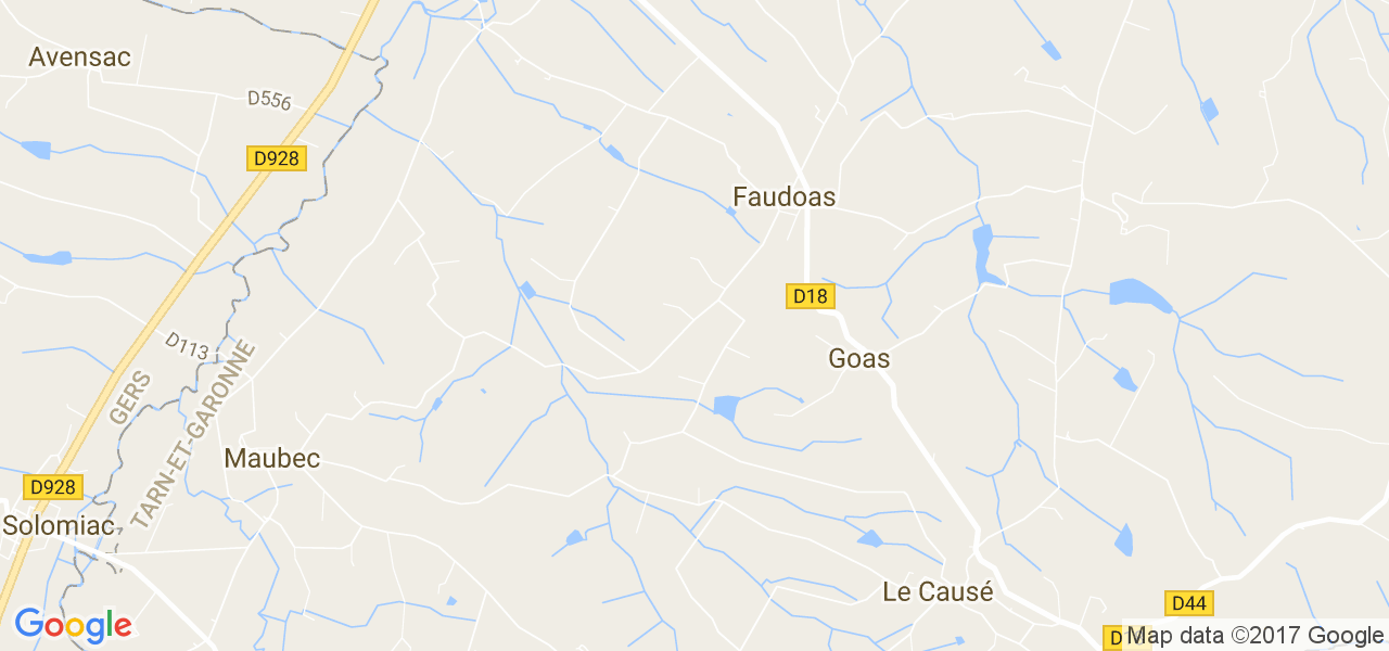 map de la ville de Goas