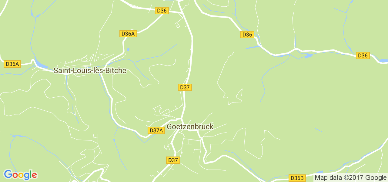 map de la ville de Goetzenbruck