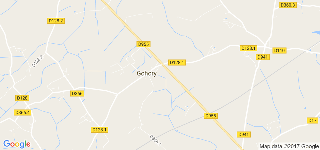 map de la ville de Gohory