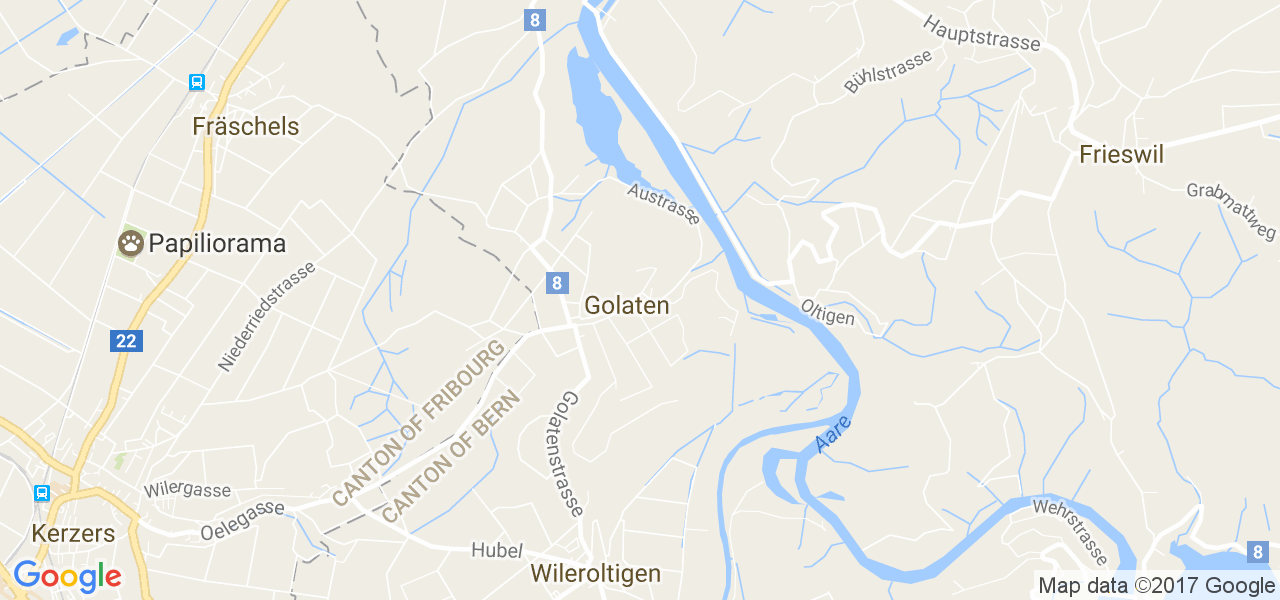 map de la ville de Golaten