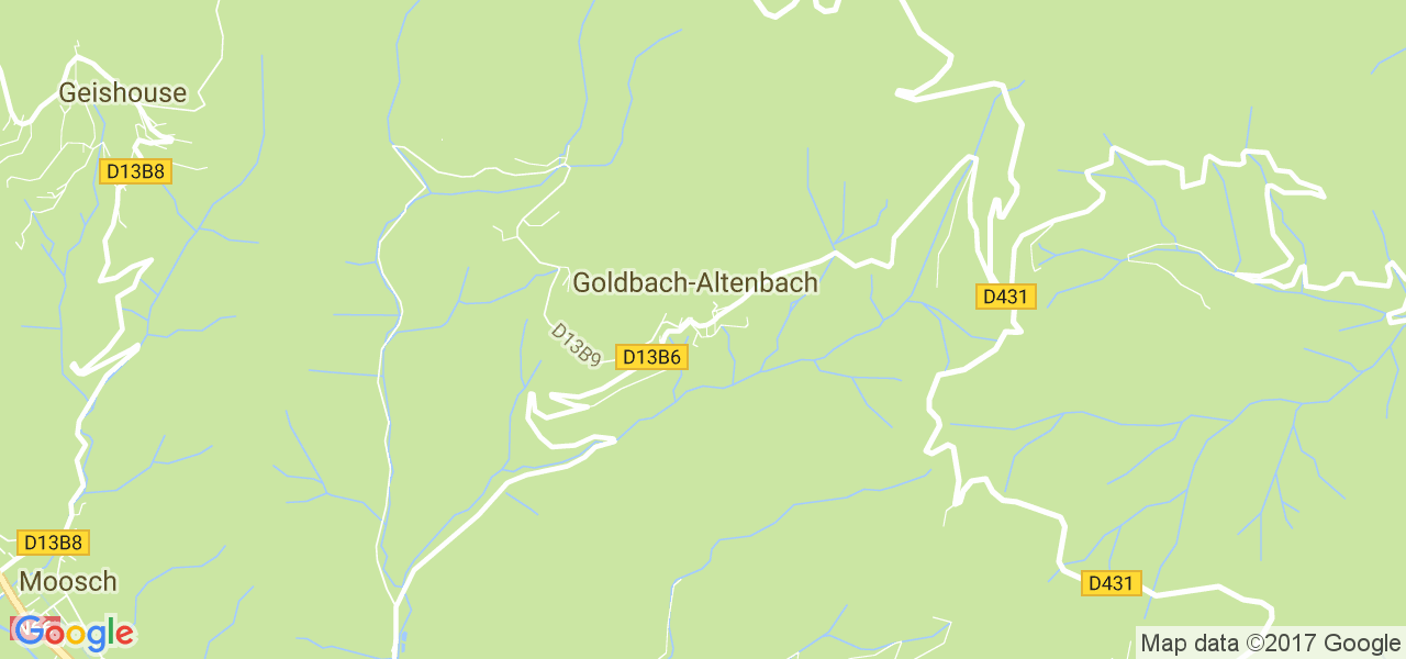 map de la ville de Goldbach-Altenbach