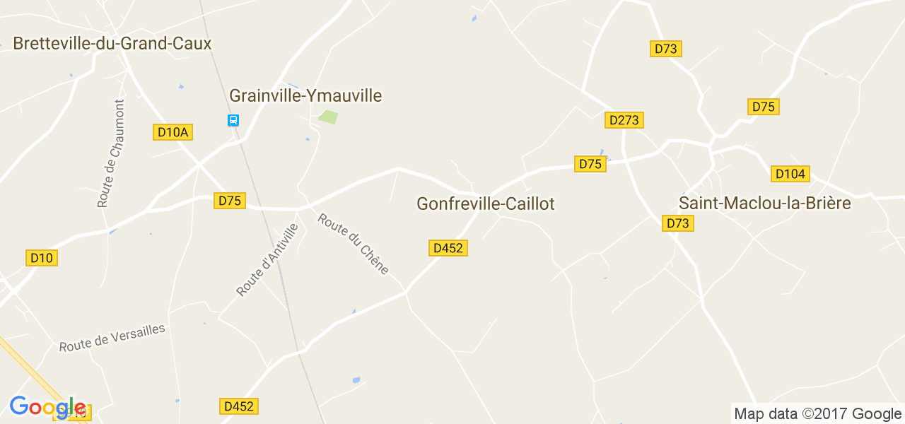 map de la ville de Gonfreville-Caillot