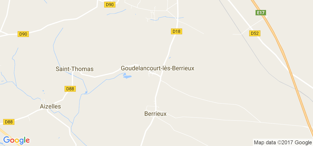 map de la ville de Goudelancourt-lès-Berrieux