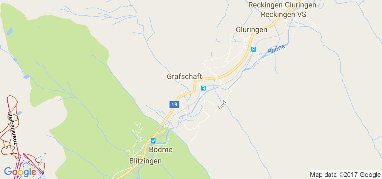 map de la ville de Grafschaft