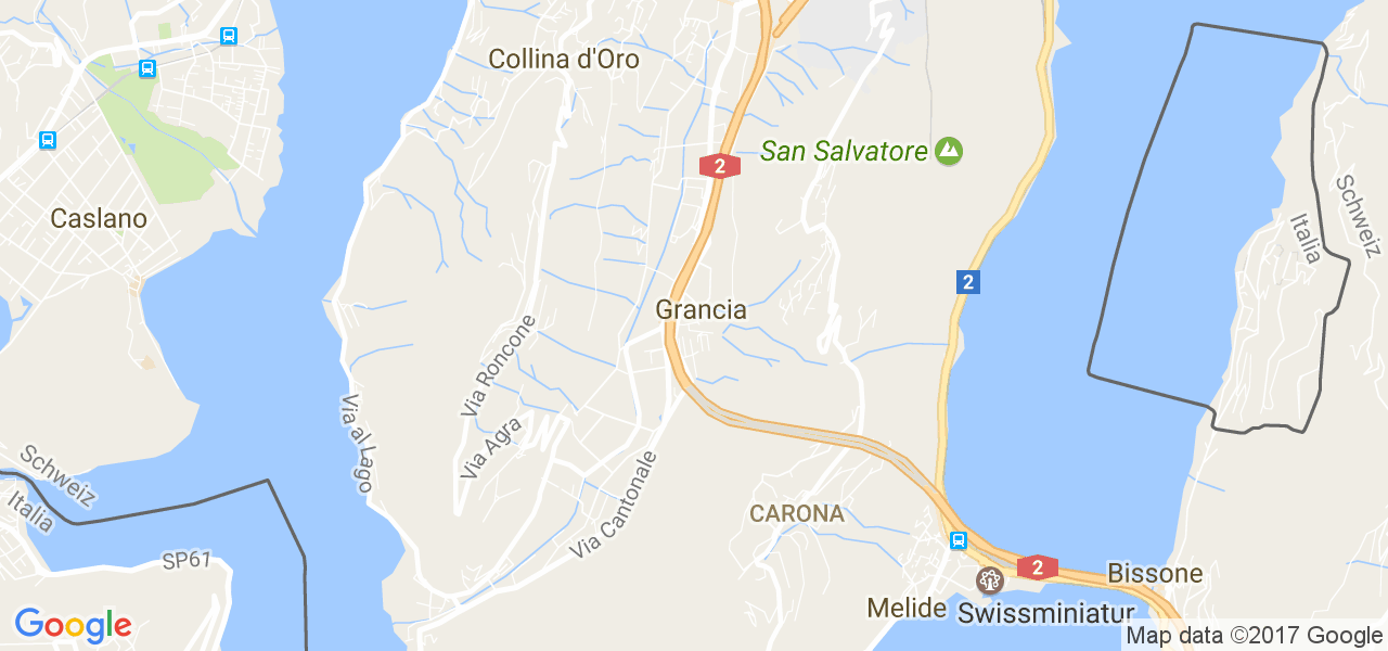 map de la ville de Grancia