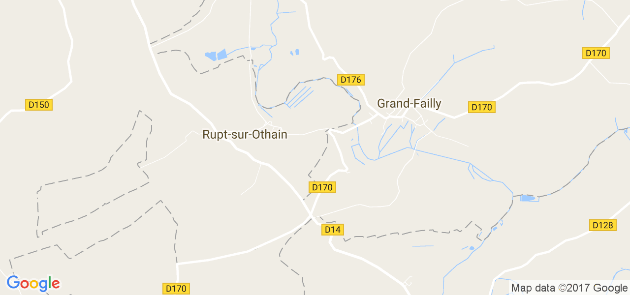 map de la ville de Grand-Failly