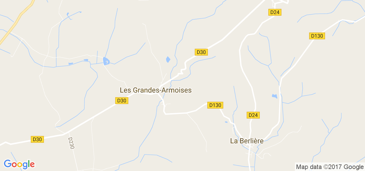 map de la ville de Grandes-Armoises