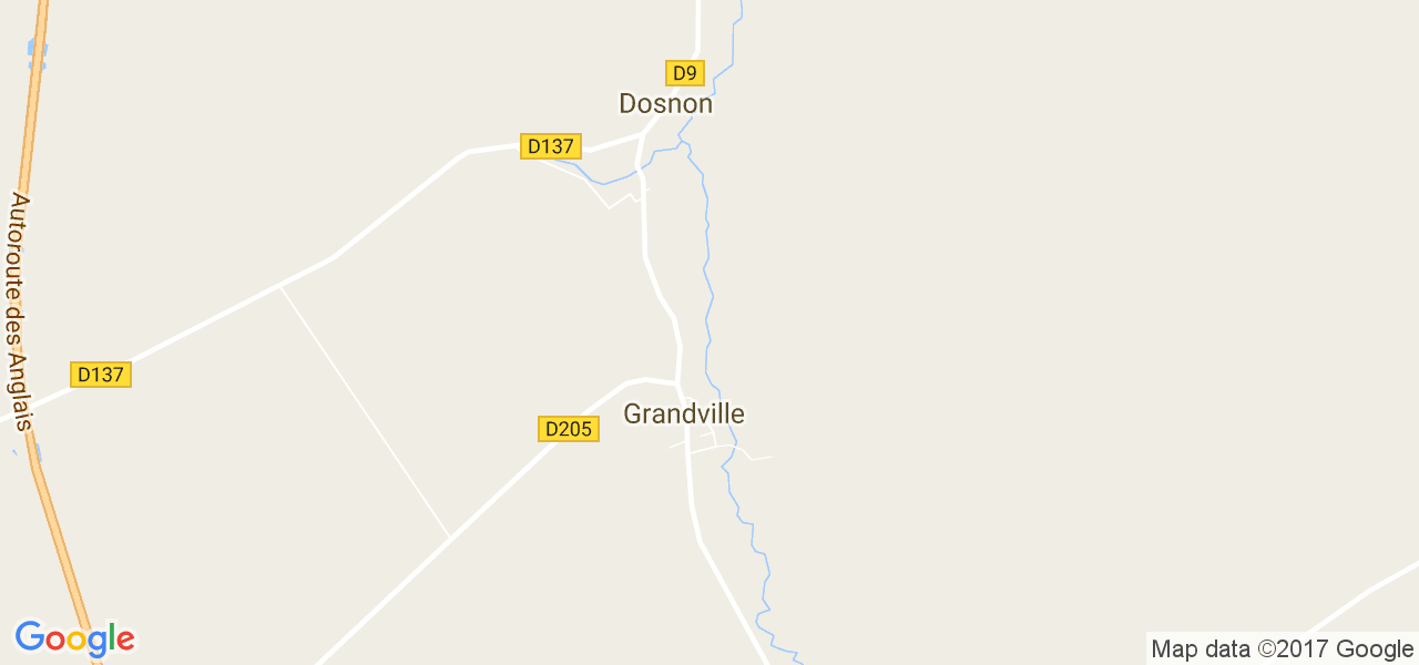 map de la ville de Grandville