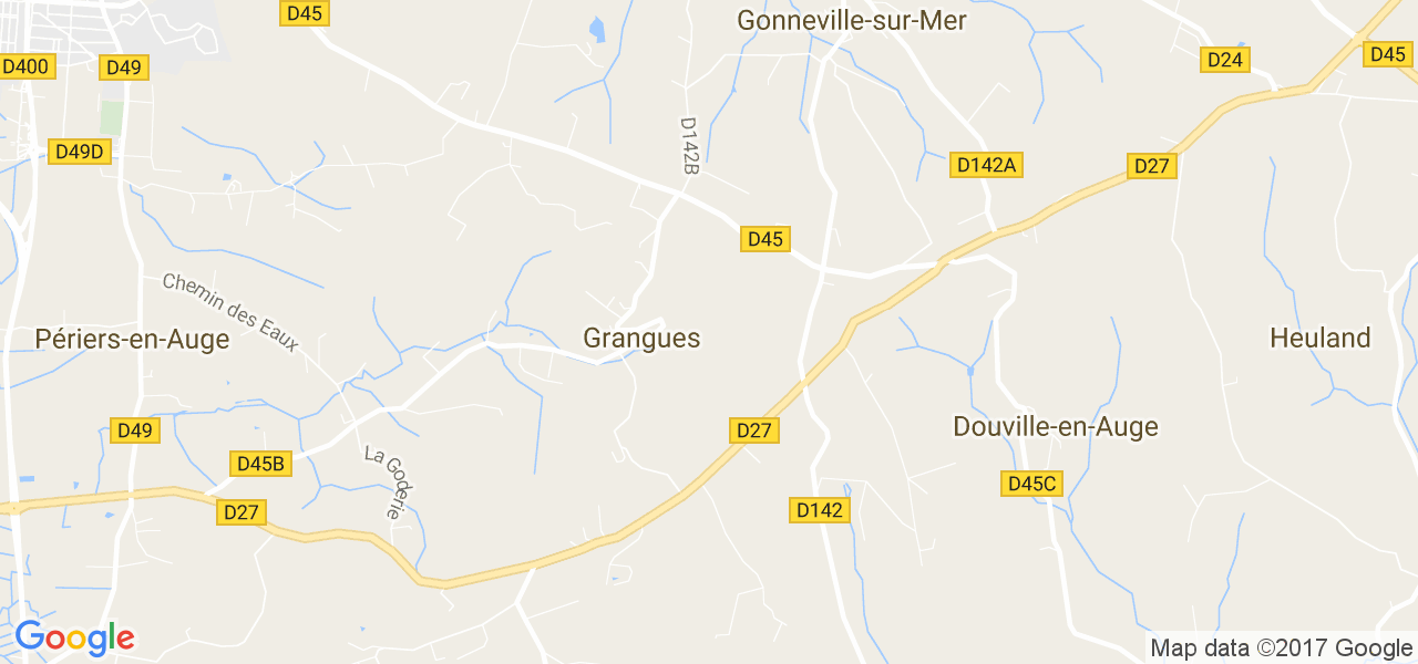 map de la ville de Grangues