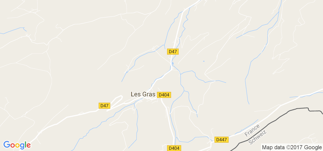 map de la ville de Gras