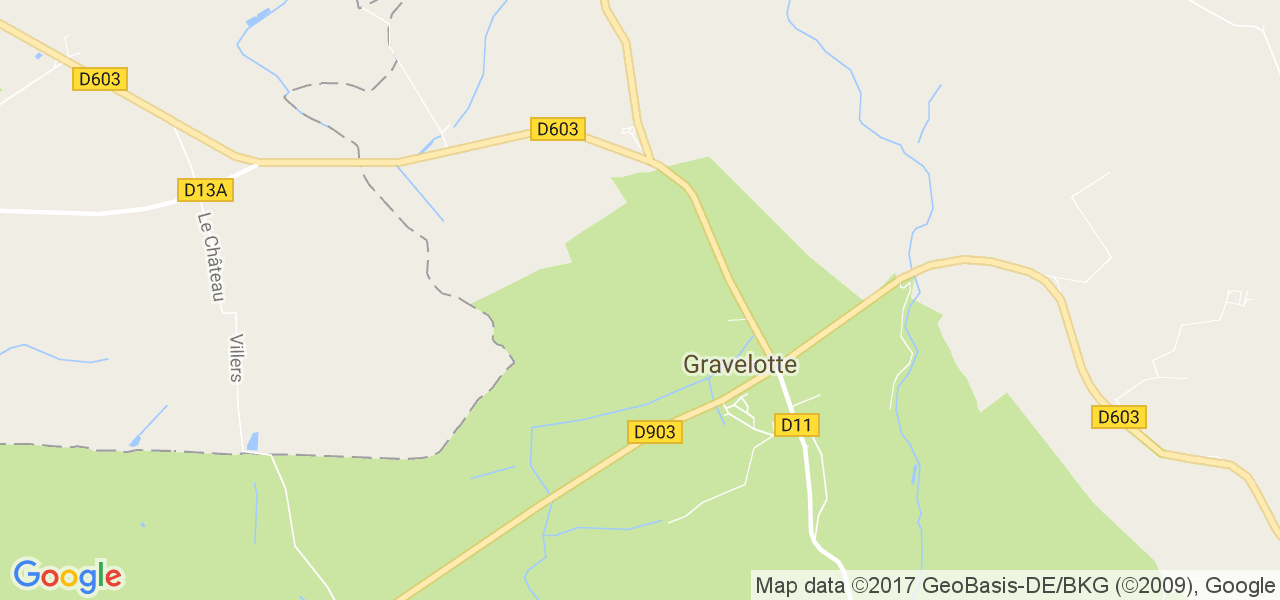 map de la ville de Gravelotte