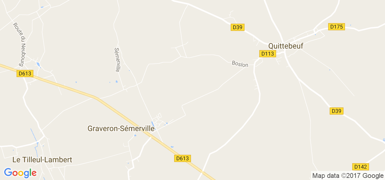 map de la ville de Graveron-Sémerville