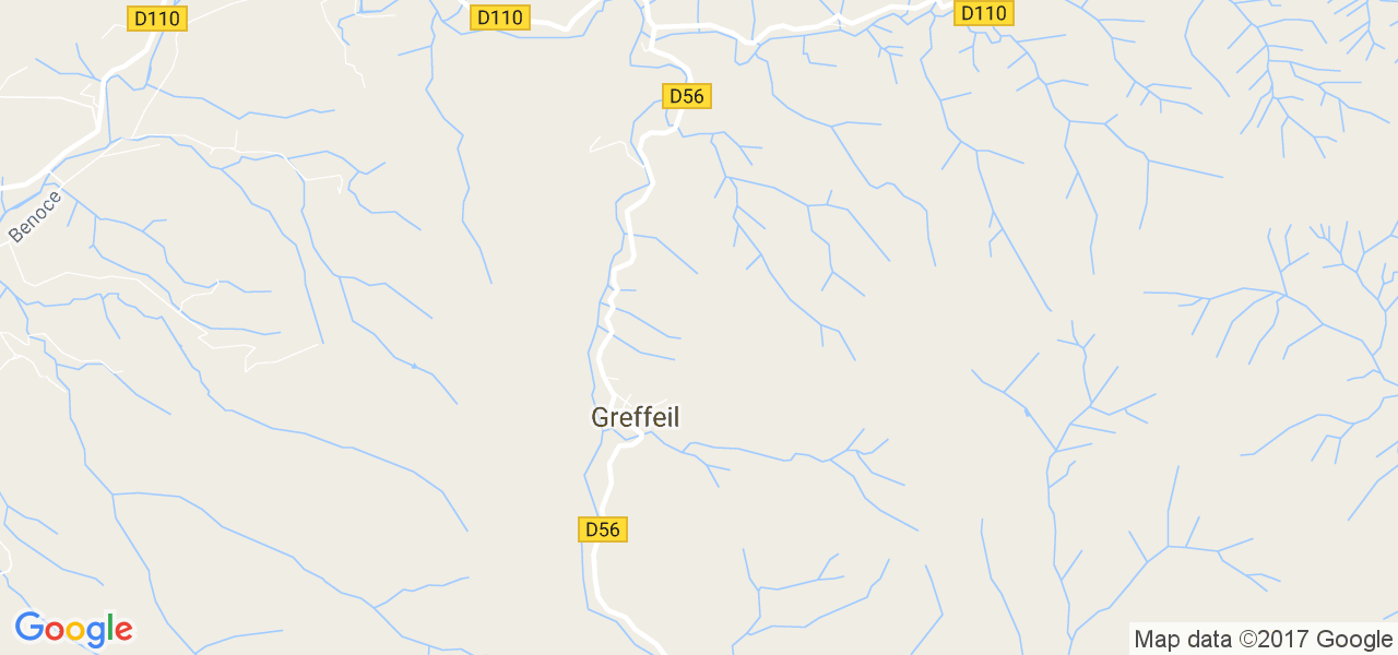 map de la ville de Greffeil