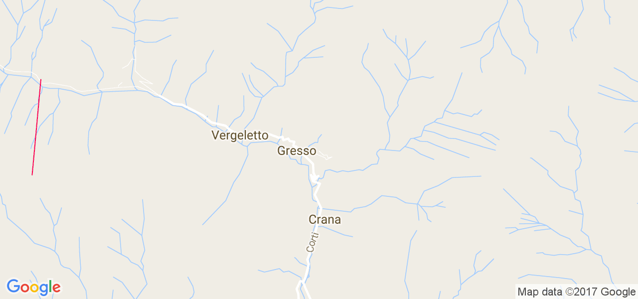 map de la ville de Gresso