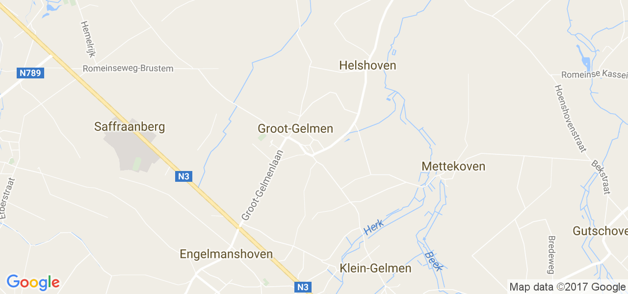 map de la ville de Groot-Gelmen