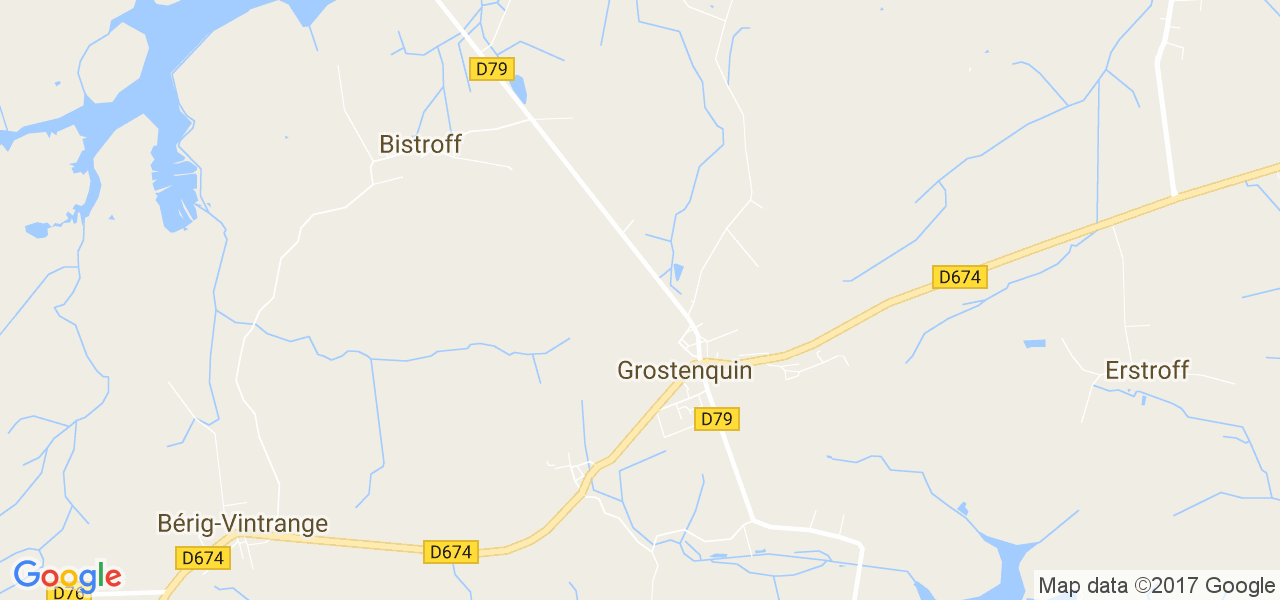 map de la ville de Grostenquin