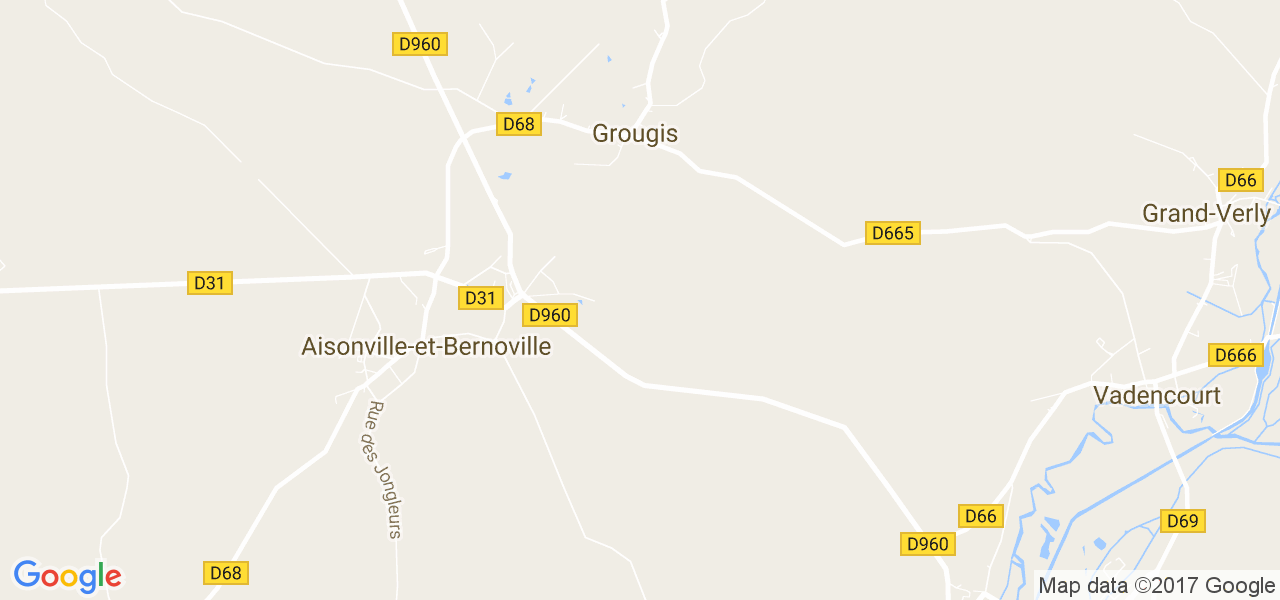 map de la ville de Grougis