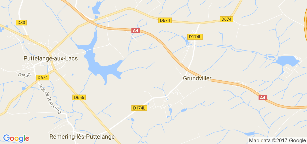 map de la ville de Grundviller