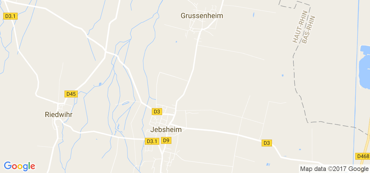 map de la ville de Grussenheim