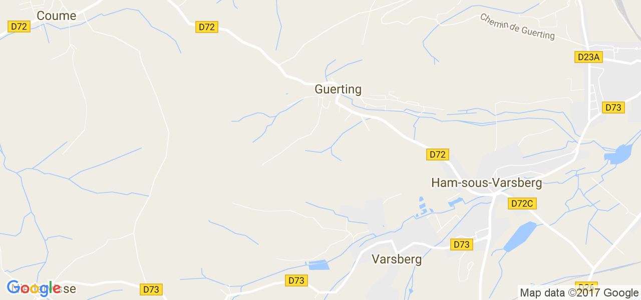 map de la ville de Guerting