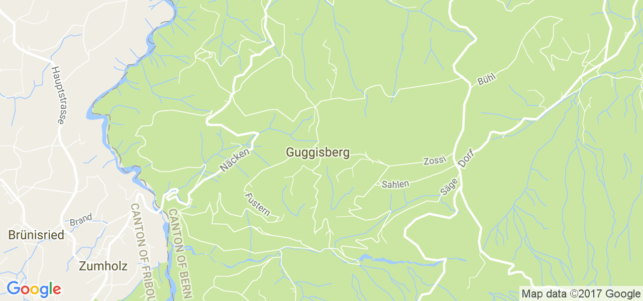 map de la ville de Guggisberg